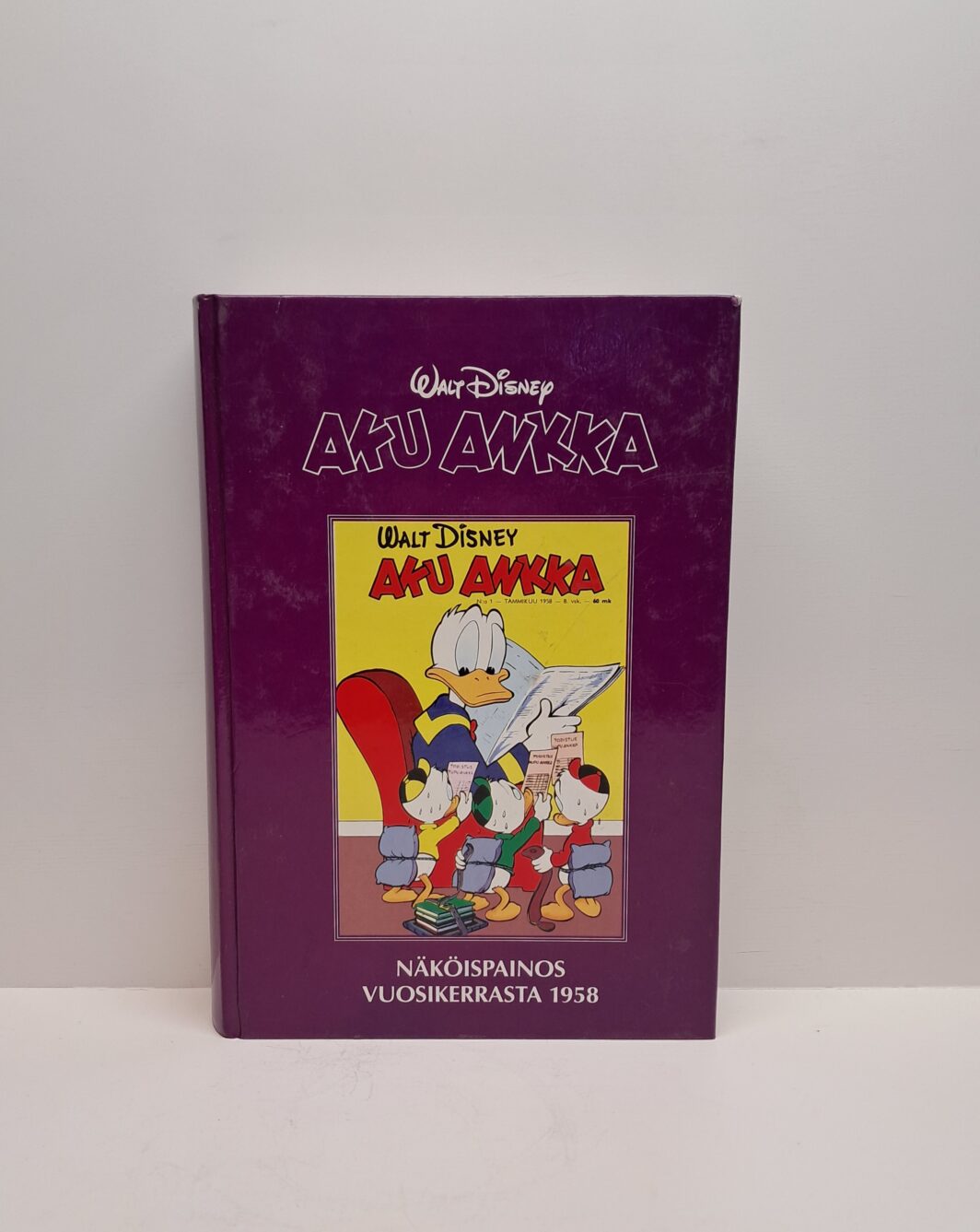 Aku Ankka näköispainos vuosikerrasta 1958