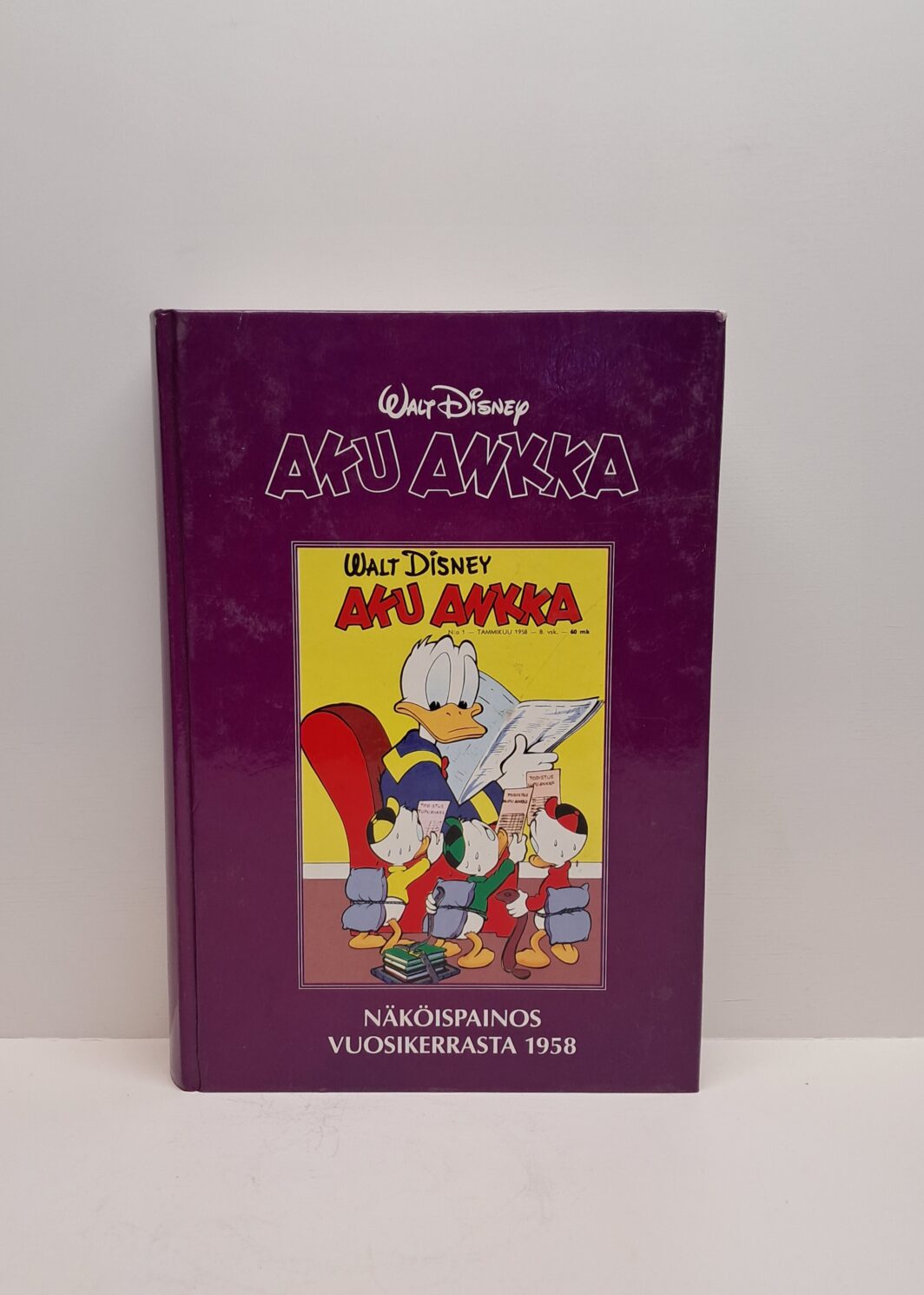 Aku Ankka näköispainos vuosikerrasta 1958