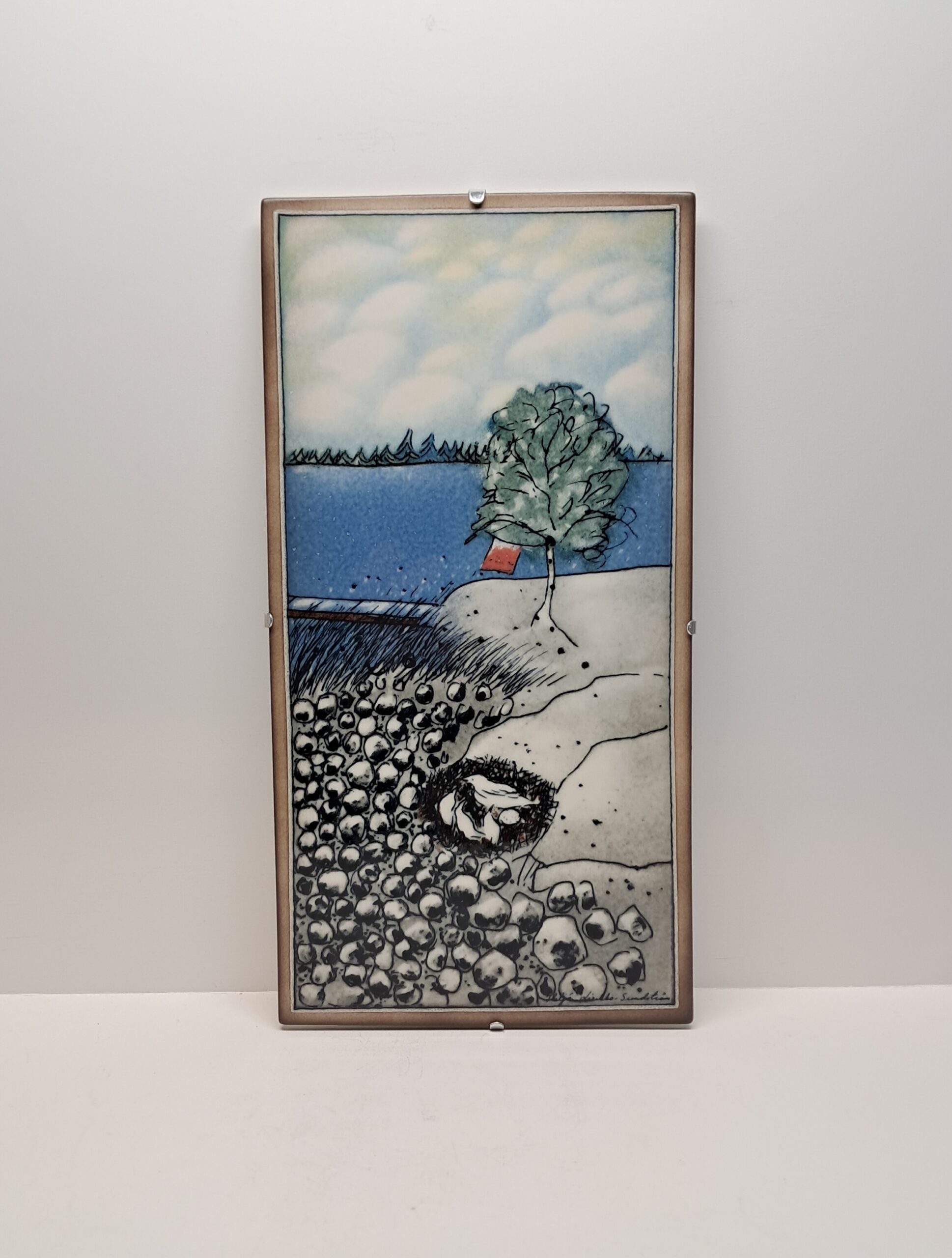 Arabia seinätaulu Linnunpesä