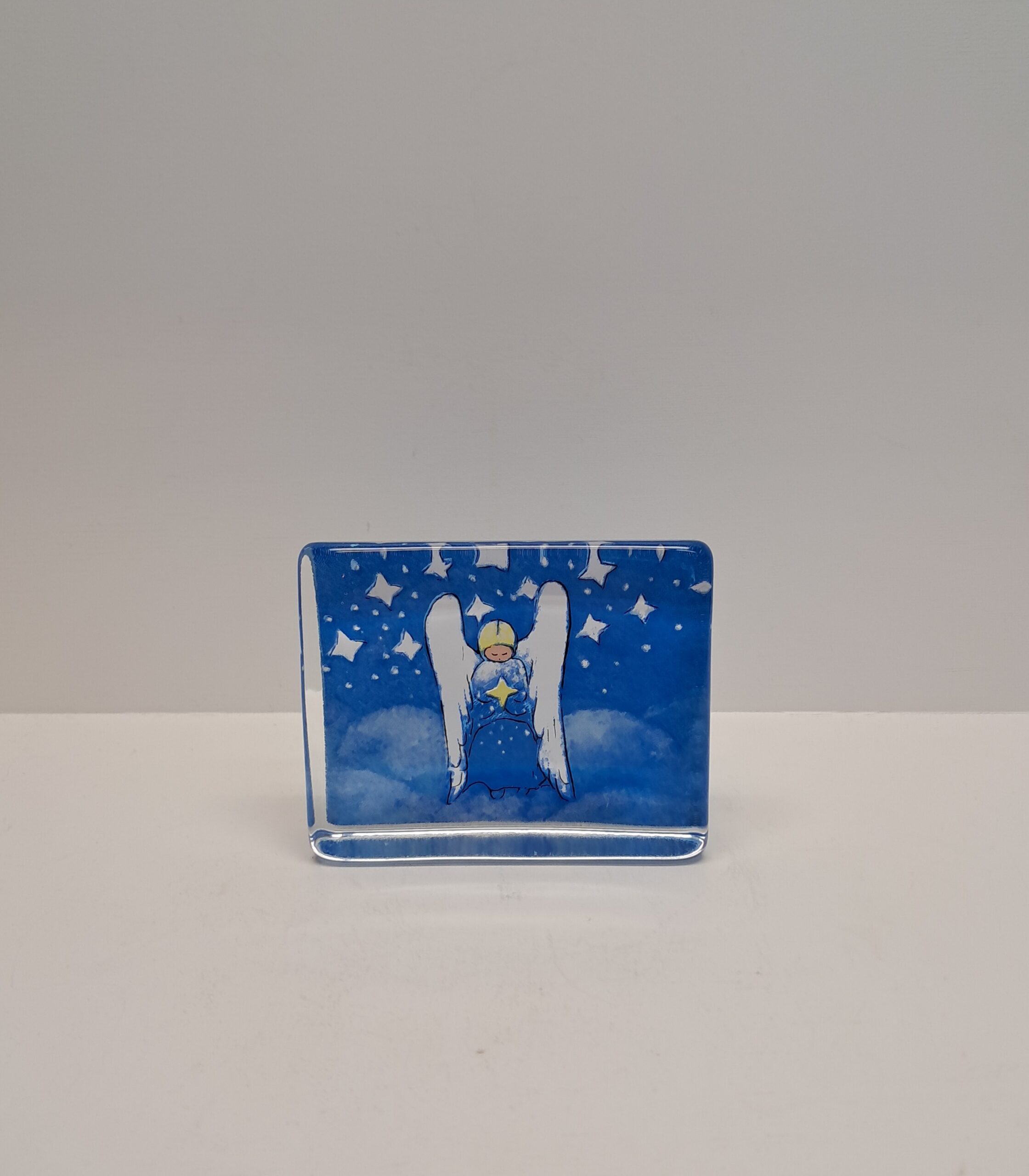 Iittala lasikortti Ajatuksissa enkelin