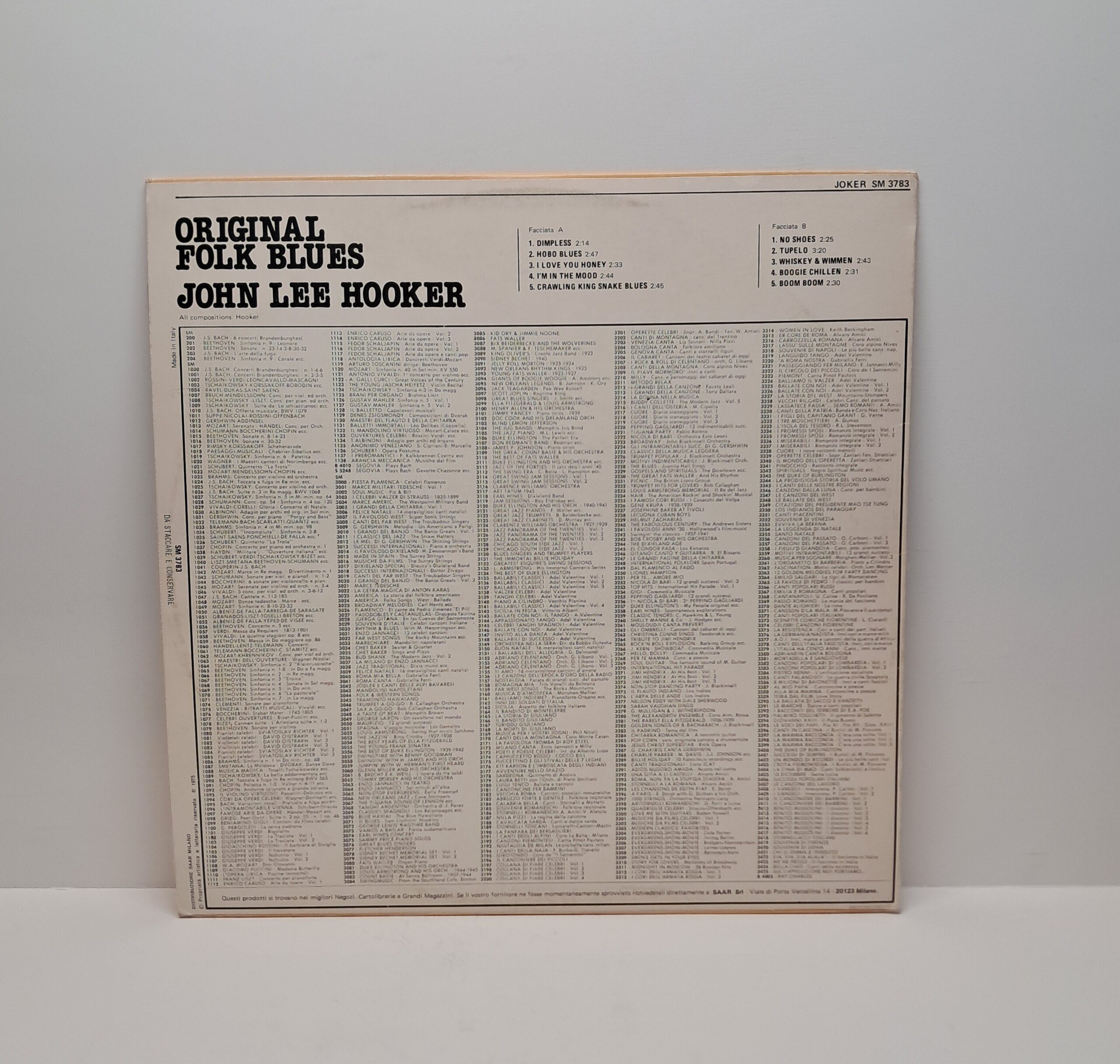 John Lee Hooker - Original Folk Blues LP - Image 2