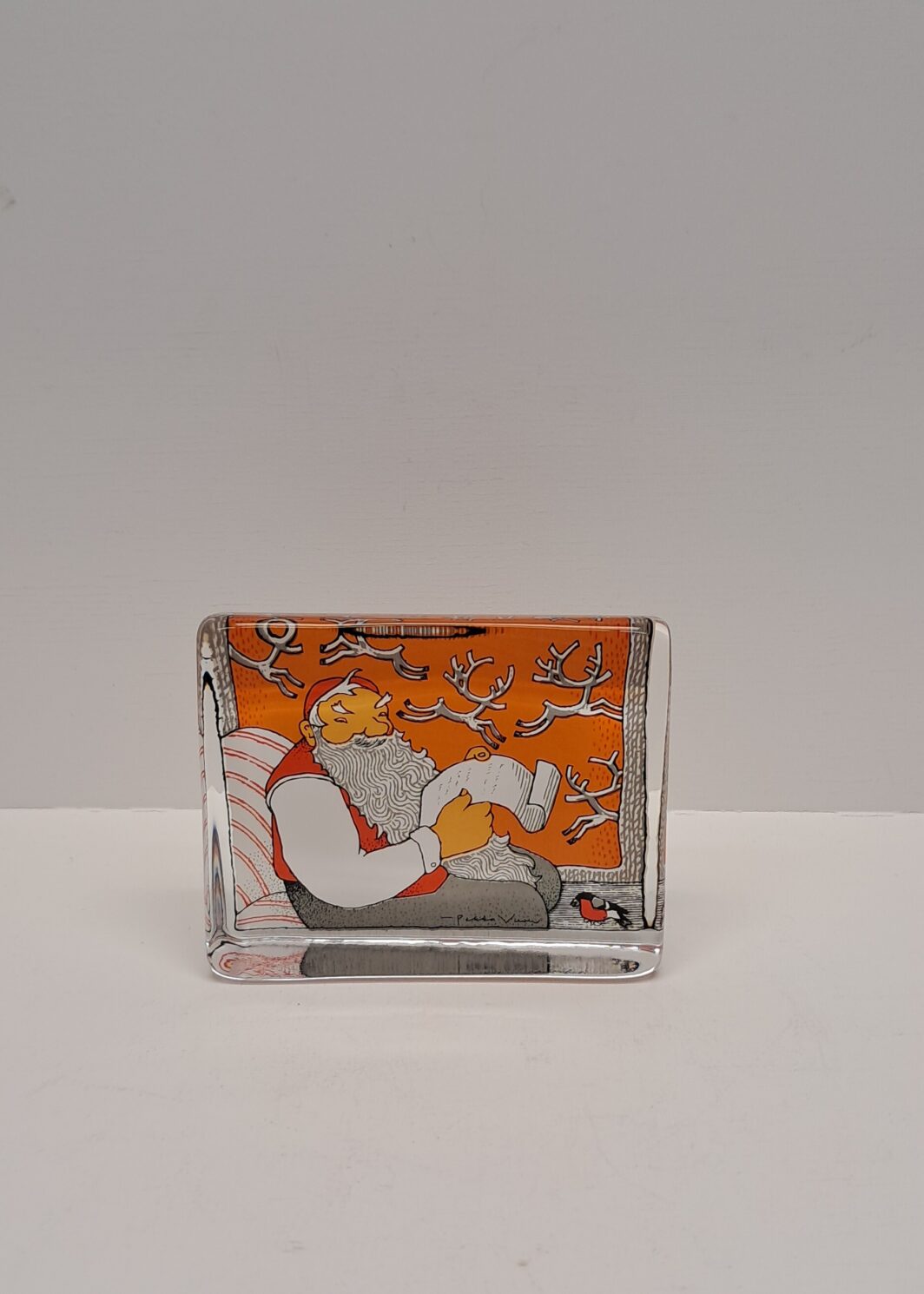 Iittala lasikortti Joulupukki