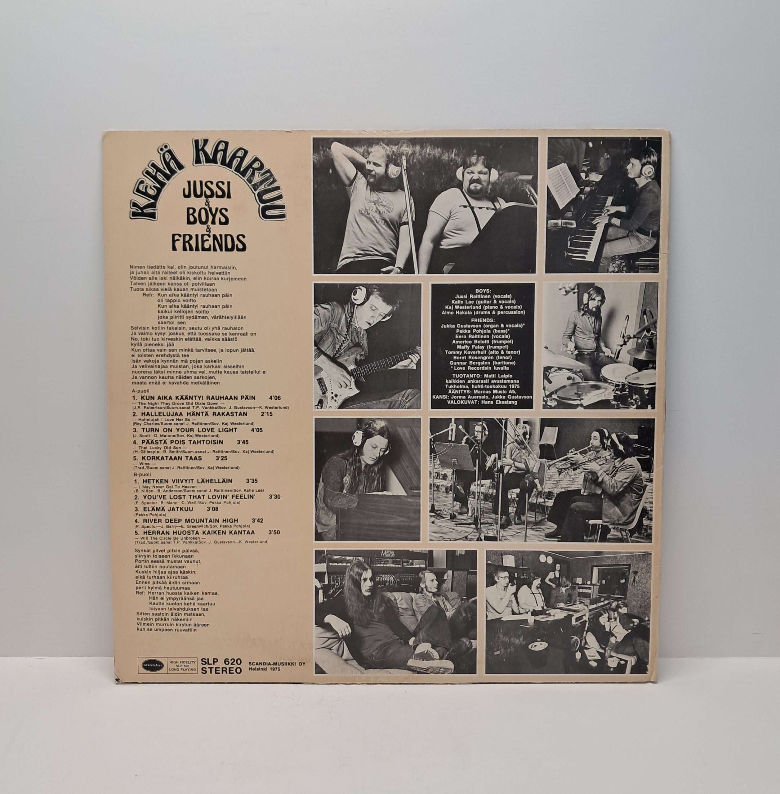 Jussi & Boys & Friends - Kehä kaartuu LP - Image 2