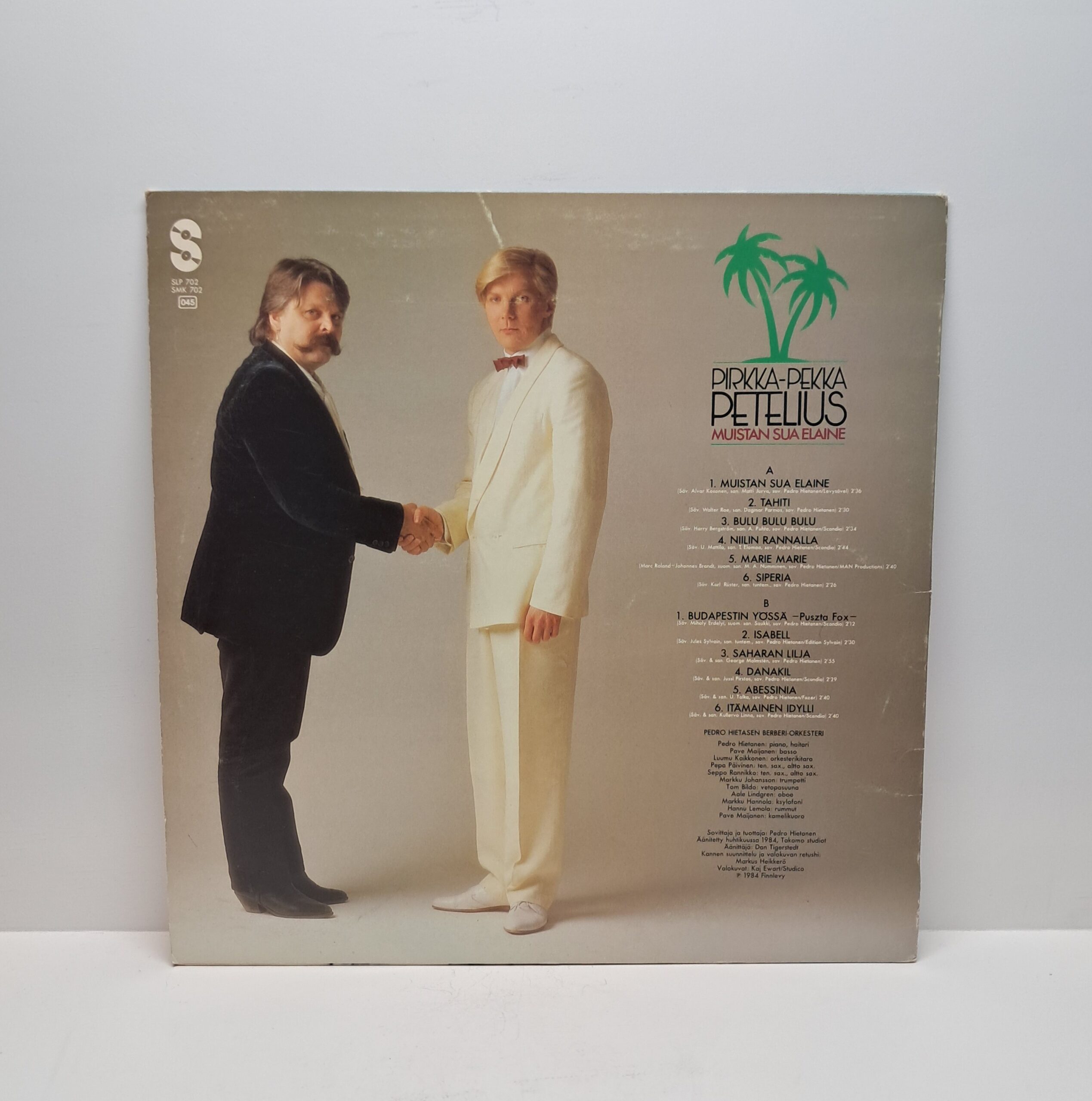 Pirkka-Pekka Petelius - Muistan sua Elaine LP - Image 2