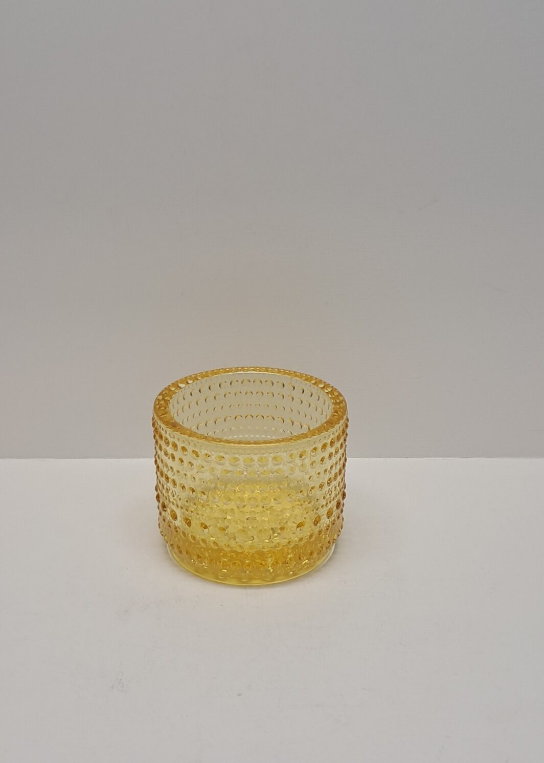 Iittala Kastehelmi kynttilälyhty, keltainen